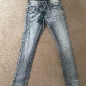 Men's Slim Fit Gray Jeans